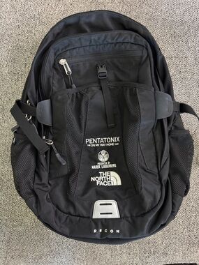 The North Face Black Recon Backpack with Pentatonix Logo